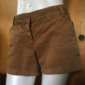 J.Crew women’s tan chino shorts